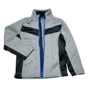 Spyder Gray Jacket with Blue and Black Details